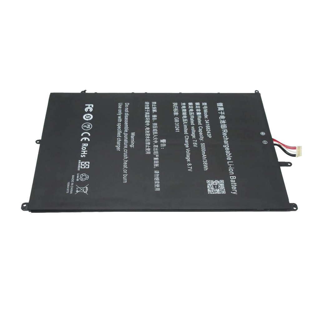 34168243P Chuwi Herobook Pro CWI514 BMAX X15 Y1X4 34168243P 5000mAh 38Wh batteria compatibile 34168243P Chuwi Herobook Pro CWI514 BMAX X15 Y1X4 34168243P 5000mAh 38Wh batteria compatibile