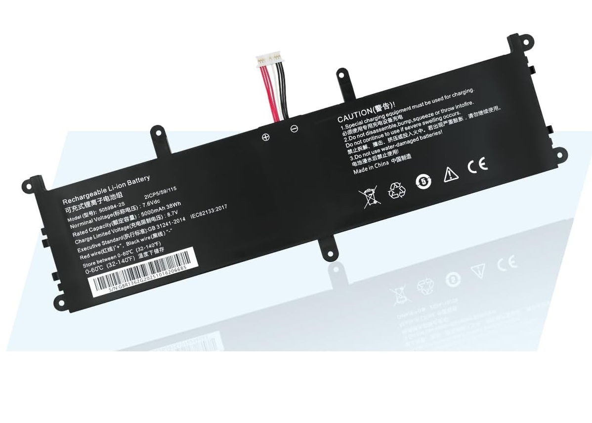 (immagine per) Batteria 5059B4-2S Chuwi GemiBook 13.3 Inch CWI528, Pro 14 CWI529 7.6V 38Wh