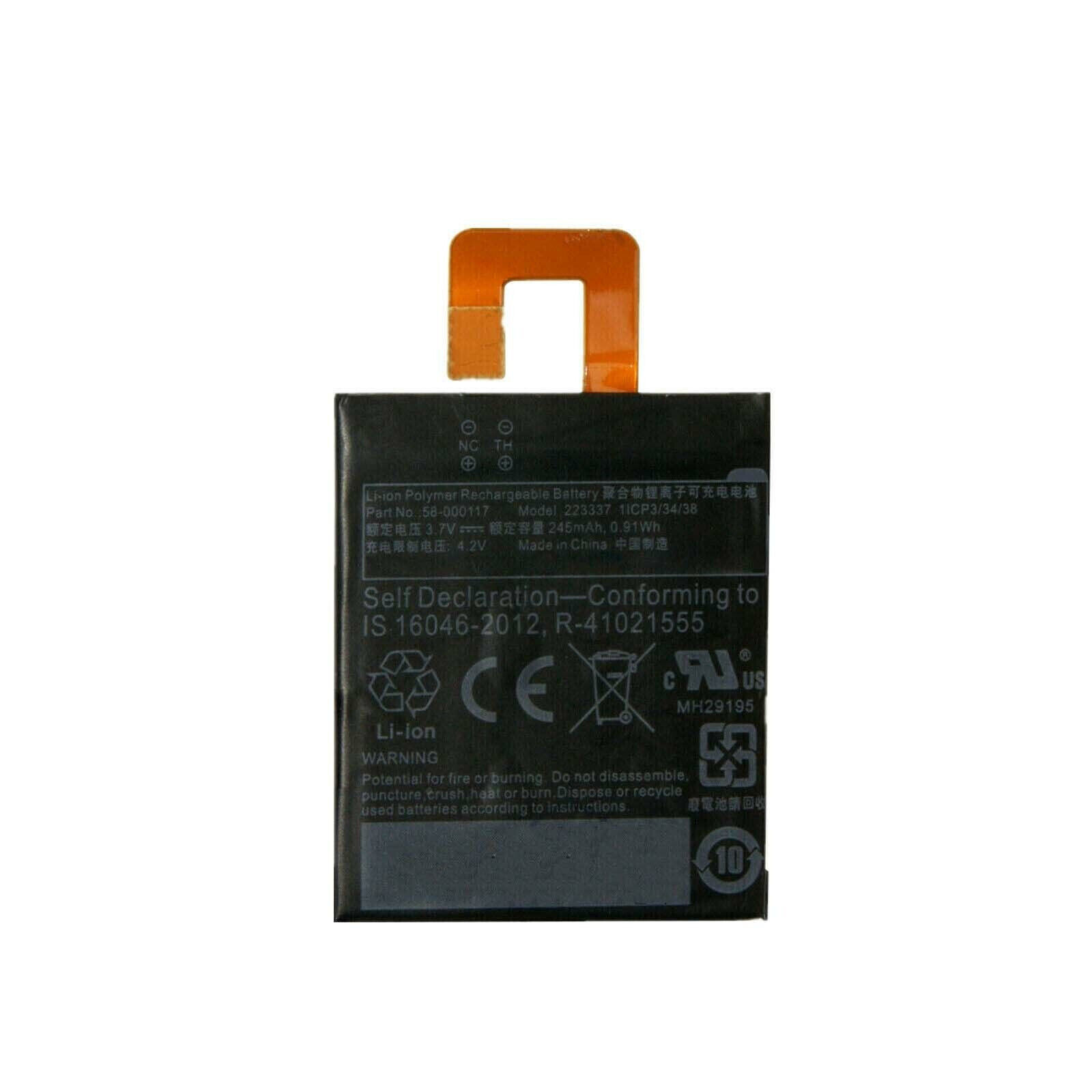 58-000117 223337 Amazon Kindle Oasis 1,2, KO1,KO2 8th Generation SW56RW batteria compatibile 58-000117 223337 Amazon Kindle Oasis 1,2, KO1,KO2 8th Generation SW56RW batteria compatibile