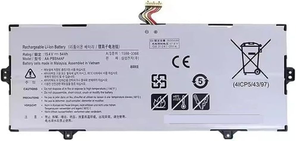 (immagine per) Batteria AA-PBSN4AF AAPBSN4AF Samsung Notebook 9 Pen 13 Inch NP930SBE NT930SBE