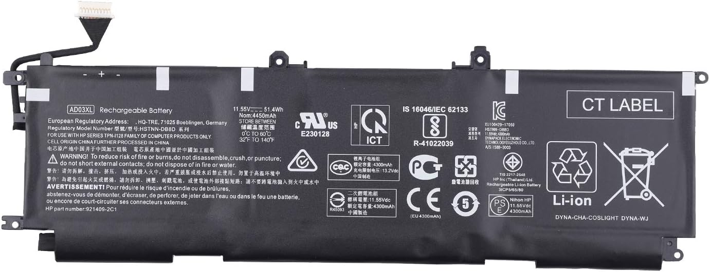 HP Envy 13-ad 13-ad100 13-ad0xx 13-ad1xx 13-ad000nf 13-ad002nf 13-ad003ng 13-ad003ng 103-ad012na 13-ad013na batteria compatibile