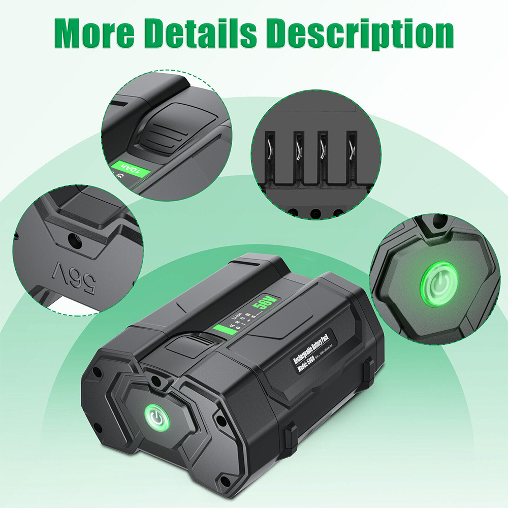 Modal Additional Images for Batteria 9000mAh EGO ARC Lithium, BA2800E, BA2800T, POWER 56V 