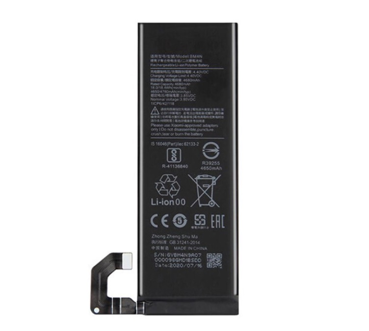 Xiaomi BM4N Mi 10 Mi 10 5G Mi 10S 5G M2102J2SC M2001J2I batteria compatibile Xiaomi BM4N Mi 10 Mi 10 5G Mi 10S 5G M2102J2SC M2001J2I batteria compatibile