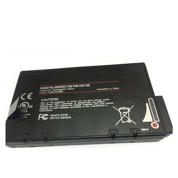 Getac BP-LP2900/33-01PI LI202S DR202S RS2020 S400 V200 ME202C batteria compatibile