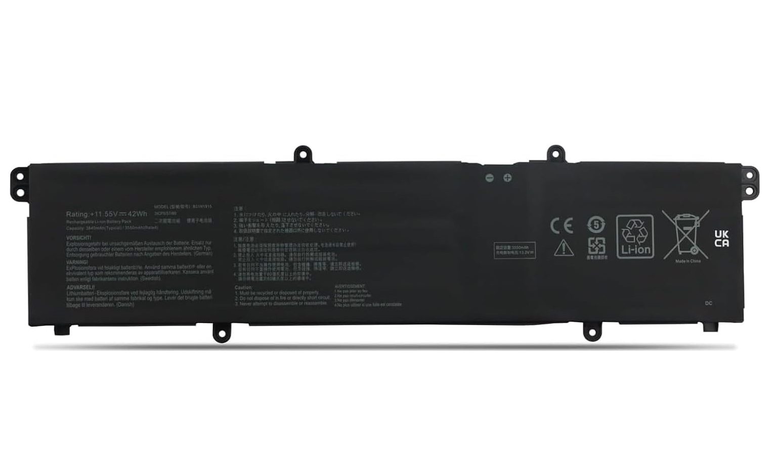 (immagine per) Batteria C31N1915 B31N1915 Asus ExpertBook BR1100CKA BR1100FKA B1400 B1400C B1500 B1500CB B1500cba B1500ceca 
