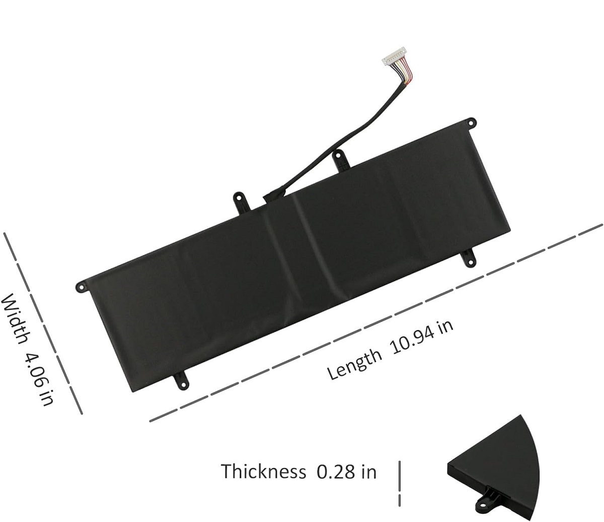 C41N1901 Asus ZenBook Duo 14 UX481 UX481F UX481FL UX481FA UX481FLY UX4000F UX4000FL batteria compatibile