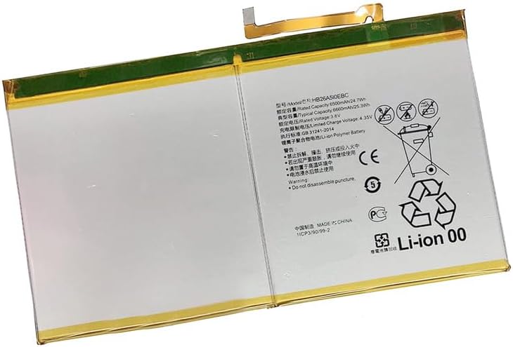 (immagine per) Batteria Tablet Huawei MediaPad M2 10, Huawei MediaPad M3 Lite 10 3,8V Li-Polymer 