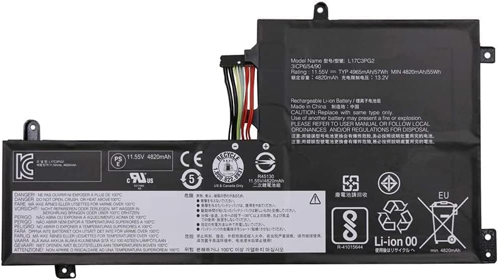 11.4V L17C3PG2 L17C3PG1 Lenovo Legion Y530 Y730 Y740-15IC batteria compatibile 11.4V L17C3PG2 L17C3PG1 Lenovo Legion Y530 Y730 Y740-15IC batteria compatibile