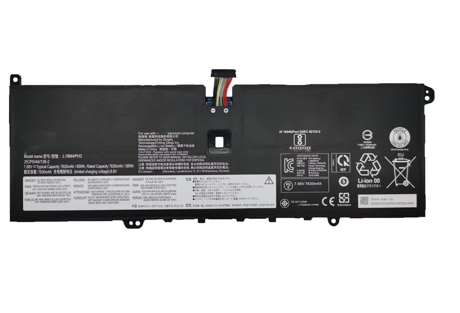 (immagine per) Batteria L19M4PH2 L19C4PH2 Lenovo Ideapad Yoga 9-14ITL5 82BG