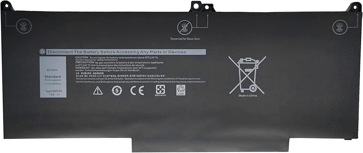 MXV9V Dell Latitude E5300 E5310 E7300 E7400,Latitude 5300 2-in-1/5310 2-in-1 batteria compatibile